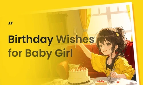 Birthday Wishes for Kid Girl