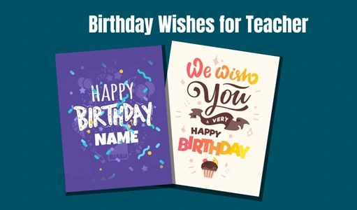Birthday Wishes for Teacher